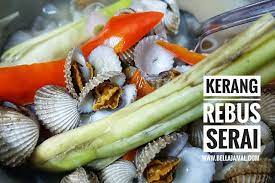 Baru terasa keenakan isi kerangnya. Kerang Rebus Serai Ini Adalah Bellarina Natasya