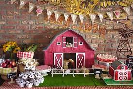 3 little pig balloons for the banister. Kara S Party Ideas Old Mcdonald Farm Themed Birthday Party