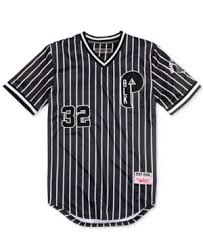 Black And White Striped Baseball Jersey Black Pyramid Men S Striped Baseball Jersey Black 2xl Latest Clothes For Men Mens Outfits Striped Baseball Jersey