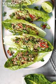 Thai Pork Lettuce Cups Pork Recipes Tesco Real Food Recipe Pork Mince Recipes Mince Recipes Healthy Healthy Meat Recipes