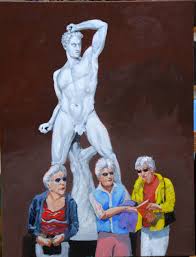 But however attractive the tender and masterly finish of the dazzling white marble, the pretty but insipid character of the heads cannot gratify a taste familiar with the antique. The Three Graces Painting By Robert Pointer Saatchi Art