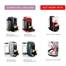 Coffee, 14 oz coffee, 5 oz gran lungo, 2.7 oz double espresso, and 1.35 oz. Icafilas 230ml Upgrade Stainless Steel Reusable Vertuo Coffee Capsule For Nespresso Vertuoline Plus Machine Delonghi Env 135 Coffee Filters Aliexpress