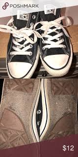 Black And White Converse Womens Size 7 Black And White Converse Black And White Converse Converse Shoes Womens Converse