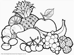 Download now gambar mewarnai buah dalam keranjang kreasi warna. Sketsa Gambar Buah Buahan Dalam Keranjang Yang Mudah
