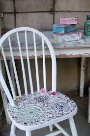 Mosaic Chair Shabby Chic Mosaics Shabby Chic Chair Vintage Mosaic Tiles Rose Mo Shabby Chic Chairs Shabby Chic Furniture Painting Shabby Chic Furniture
