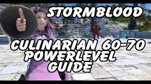 Thanks for the new guide! Ffxiv Culinarian 60 70 Powerlevel Guide Leves Collectables Resources Youtube