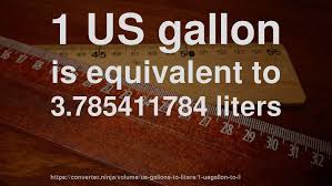 How many gallons in 1 litres? 1 Usgallon To Liter How Much Is 1 Us Gallon In Liters Convert