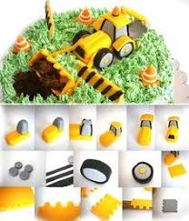 Excavator Tutorial Heavy Construction Machine Tutorial Gateau En Forme De Voiture Tuto Pate A Sucre Techniques De Decoration De Gateau