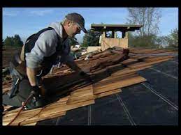 Western red cedar sidewall finishing/coating options. Western Red Cedar Installation Instructions Part One Anglo American Cedar Products Ltd Youtube