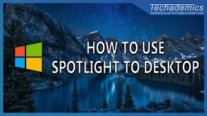 However, what if you want to make the switch on your own, or if you need to locate your current wallpaper that's been newly fetched from the net? How To Use Windows Spotlight Images As Wallpaper Windows 10 Youtube