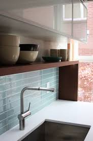 add unique style using glass tiles for