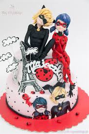 Pracownia Tortow Rog Wojskiego Miraculous Ladybug Party Ladybug Cake Anime Cake
