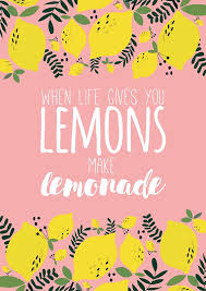When Life Gives You Lemons Make Lemonade Illustration To Be Downloaded Instant Download Poster Printable Art Print Lemon Quotes Printable Art Prints Lemonade