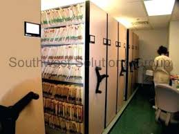 Medical Filing Shelves Sliding Rolling File Cabinets Used