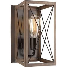 Rustic Sconces Lighting The Home Depot