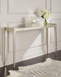 It is perfect for any room, this mirrored makeup. Artmax Silver Console Table