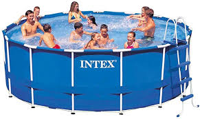 Mar 11, 2020 · in order to figure out proper doses of chemicals for your pool, you need to accurately determine. Amazon Com Intex 15ft X 48in Metal Frame Pool Set With Filter Pump Ladder Ground Cloth Pool Cover Garden Outdoor