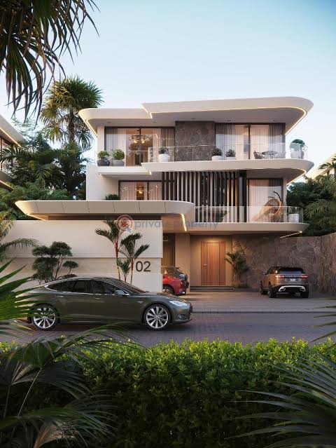 Modern luxury detached duplex in Abuja, AI generated