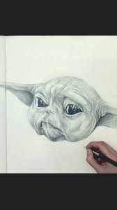 Child Yoda Tutorial By Masha Prilutzki Pencil Drawings Drawings Drawing Techniques