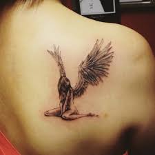 Angel wings tattoo on back wing tattoos on back back tattoo tattoo wings eagle wing tattoos tattoo son demon angel wings done by adrian at vince's nightmare, miami, florida. Shoulder Blade Tattoo Of An Angel By Jay Shin