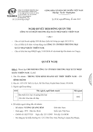 công ty có phần thương mại - na xuất nhập khẩu thiên nam tna