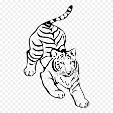 Collect, curate and comment on your files. Crouching Tiger Clipart Black And White Tiger Clipart Png Download 5302848 Pinclipart