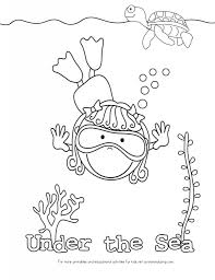 Kid Color Pages Under The Sea Under The Sea Crafts Coloring For Kids Ocean Coloring Pages