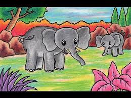 10 gambar sketsa gajah paling mudah bagus gambar mania sumber gambarmania.website. Detail Gambar Cara Menggambar Gajah Learn To Draw A Elephant Youtube