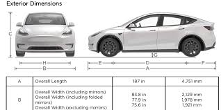 The width measurement of 1850 millimeters corresponds to the width of the tesla model. Tesla Model Y Specs We Finally Know How Big It Is Electrek