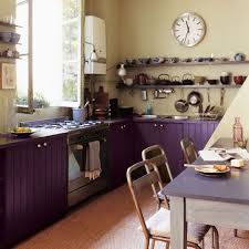 Look Two Purple Kitchens Retro Kitchen Purple Kitchen Cabinets Kitchen Cabinet Colors