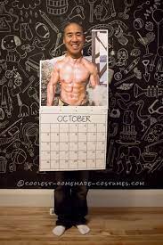 Braunes kleid mit bunten pompons. Last Minute Diy Mr October Fireman Calendar Costume Homemade Halloween Costumes 2015 Halloween Costumes Couple Halloween