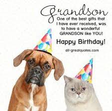 Humorous Birthday Greetings For Grandson Free Birthday Grandson Facebook Free Birthday Cards For Grandson For A Wonder Happy Birthday Grandson Images Grandson Birthday Quotes Happy Birthday Grandson