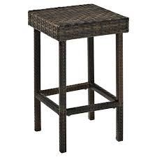 The counter height table sitting at an impressive 36 inches high, is the perfect table to host friends for a decadent dinner while taking in your gorgeous view! Crosley Palm Harbor Outdoor Wicker Counter Height Stool Set Of 2 On Walmart Accuweather Shop