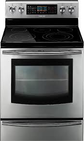 Furniture.ca offers a wide selection of kitchen appliance packages in different styles, shapes, and sizes. Samsung Fe710drs 6 6 Cu Ft Dual Oven Electric Range Stainless Steel American Freight Sears Outlet