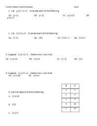 Scientific notation provides a place to hold the zeroes that come after a whole number or before a fraction. Function Notation Worksheet By Math Mom Resources Tpt