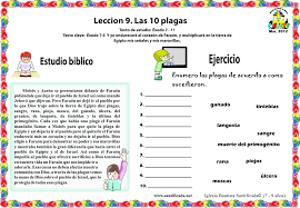 Juegos cristianos para niños y jóvenes. Leccion 9 Las 10 Plagas Iglesia De Ninos