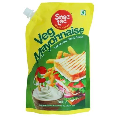 Snactac Veg Mayonnaise 800 Gm