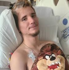 After spending 5 weeks in the hospital, the first thing I did when I got  home was shave half my head. I was 145lbs. My thought process was, if I'm  going to