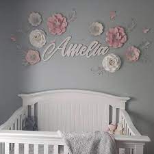 6pcs 3d Paper Butterflies Wall Decor Baby Girl Nursery And Etsy Girl Nursery Room Baby Girl Nursery Room Nursery Decor Girl