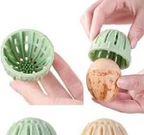HXJFGDM Egg Wash Brush Silicone - Egg Brush Washer for Fresh Eggs,Reusable  Cleaning Tools for Egg Washer,Egg Cleaner (Beige and Light Green)