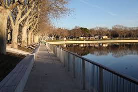 Metro, línea 5 sentido→alameda de osuna. Acaban Las Obras De Mejora Del Lago De La Casa De Campo Y Su Entorno Es Por Madrid