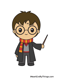 Harry Potter Drawing - How To Draw Harry Potter Step By Step