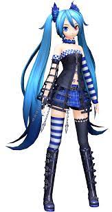 Hatsune Miku Rockin Stone Project Diva X Hatsune Miku Outfits Hatsune Miku Vocaloid Outfits