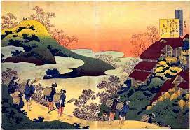 北斎 百人一首うばが絵解 猿丸太夫 ukiyoe artwork painting
