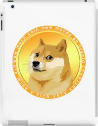 Dogecoin Funny Dog Meme Coin Crypto Currency Doge Ipad Case Skin By Topteeshop In 2021 Dog Memes Memes Funny Dogs