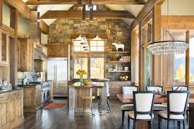 mountain modern rustic kitchen