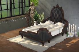 Gregor Set Part One Alright After A Few Days Work I Finally Have Finished Part One Of This Set Photo Frame C Sims 4 Beds Bed Frame Sims 4 Cc Furniture