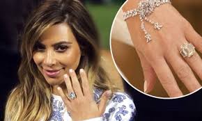 Kim Kardashian's engagement ring designed by Kanye West