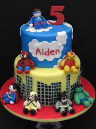 Happy Birthday Cake Images For Little Boy Superhero Birthday Cake This Birthday Cake Was For A Little Boy Turning 5 He Wanted Many Diff Superhero Birthday Cake Superhero Cake Superhero Cake Toppers