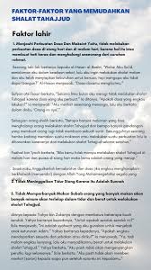 Aplikasi ini memberikan pengetahuan tentang tata cara atau niat dan doa shalat tahajud dalam bahasa arab dan terjemahan dalam bentuk pdf atau mp3. Doa Sesudah Sholat Tahajud Rumaysho